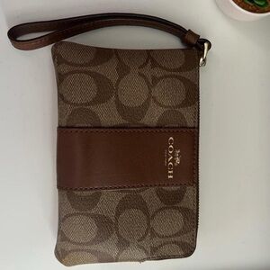 Coach Tan Fabric Interior